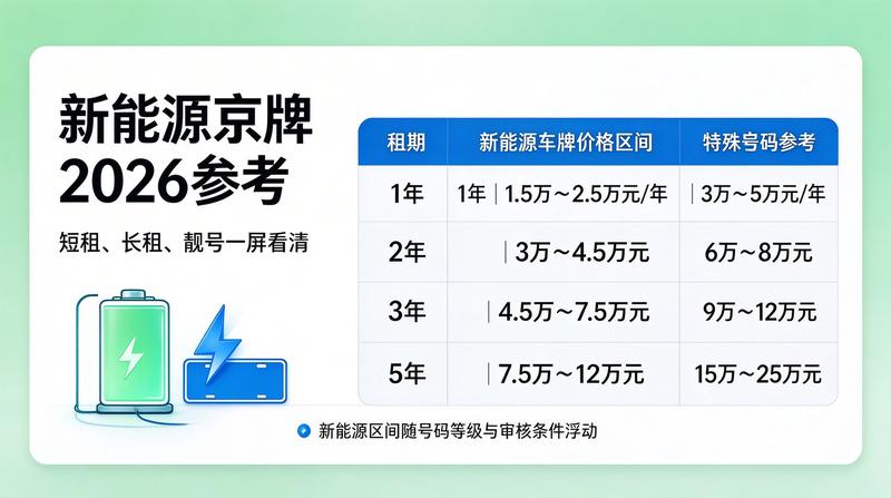 新能源牌照与租赁趋势
